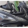 Decoração para parte plástica preta Vstrom 650 - 2015